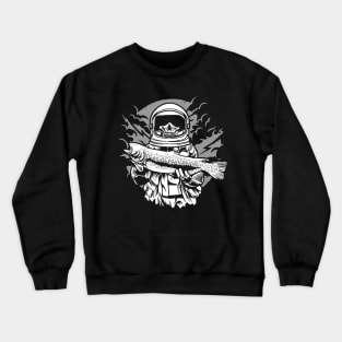 Astronaut Fisherman Crewneck Sweatshirt